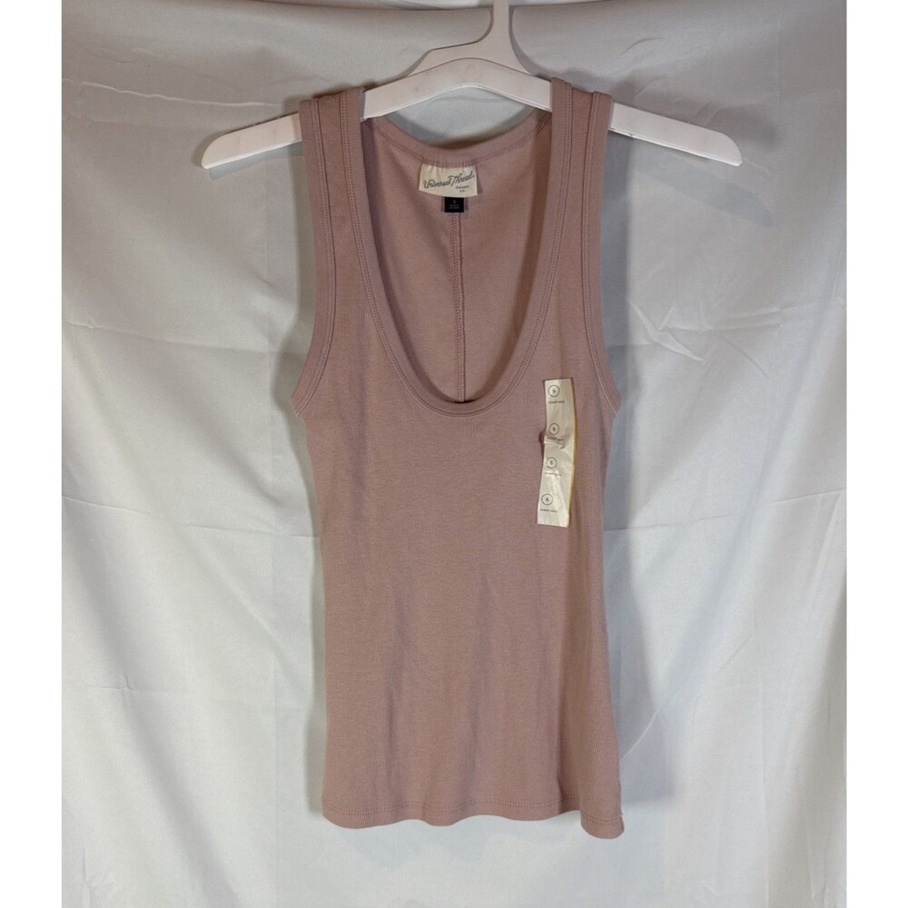 Universal Thread Women’s Size Small Ribbed Racer Back Tank Top Color Pink - Picture 4 of 4